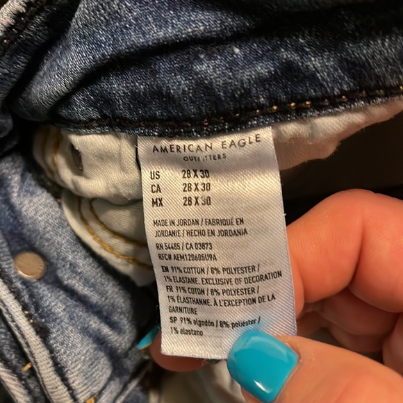 American Eagle Outfitters Men’s Airflex+ Skinny Jeans Size 28”x30” - Picture 4 of 5